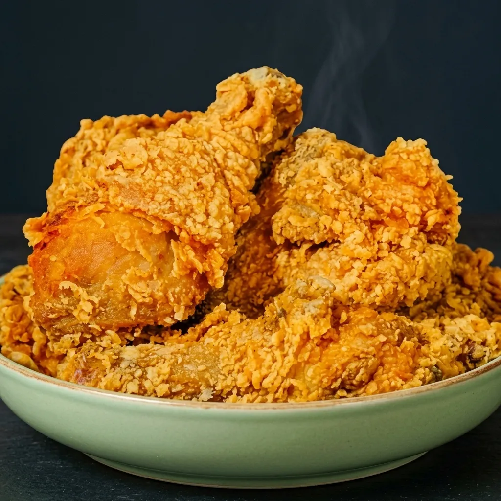 Crispy Korean fried chicken at Snowy Village Pacific Ave in Saskatoon